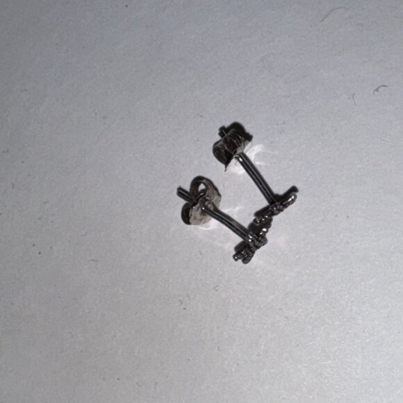 Sterling Silver Starfish Post Earrings - Picture 5 of 11